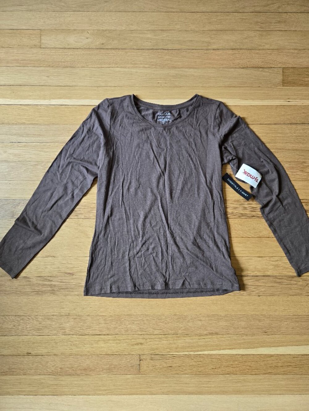 Brown Long Sleeve Top